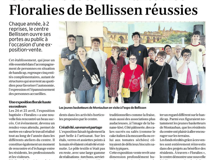 Article de presse – Expo-Vente / Floralies 2026